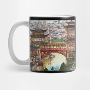 Chongqing city drawing Mug